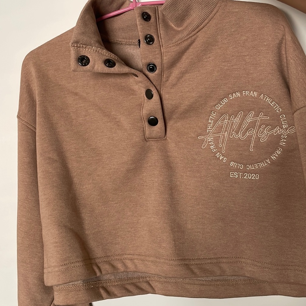 Petite Button Down Cropped Sweater. Never worn before, has original tags.